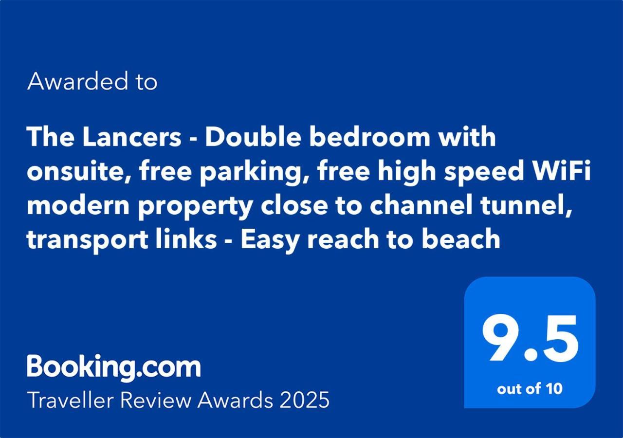 Modern Double Room With En-Suite, Parking & Fast Wifi - Close To Beach Sandgate Luaran gambar
